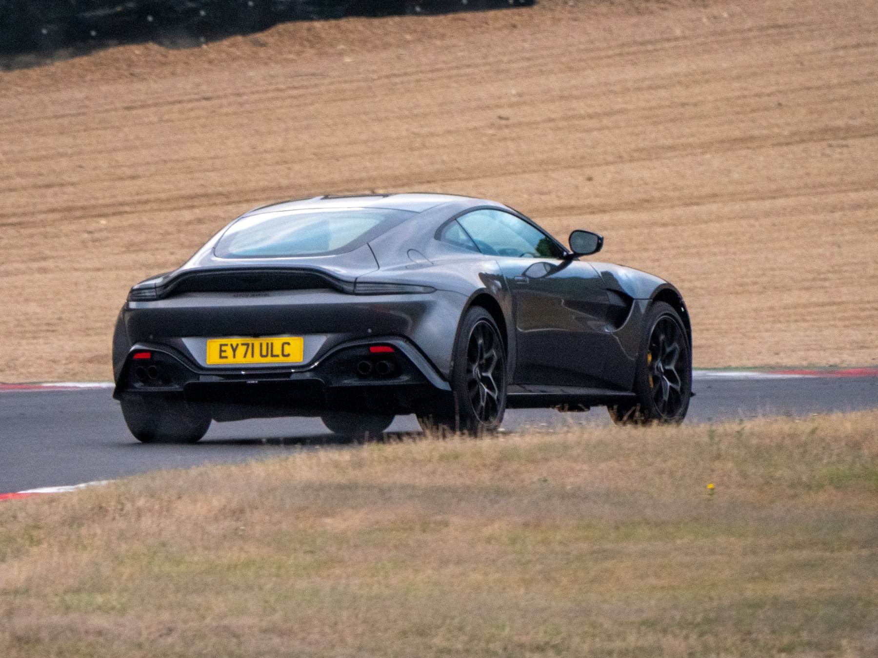 Aston Martin sports car on track for paint preparation services